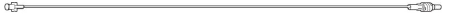 Set Extension 36 Inch Tubing 0.9 mL Priming Volume DEHP Male LL Adapter Without Clamp Without Port (1/EA 48/CS) by Baxter  ID 2C5685